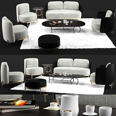 Elevate Your Space with Minotti 3D model image 1 