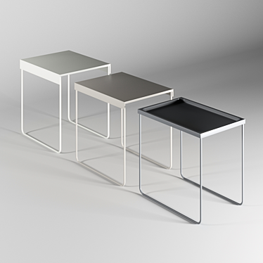 Stylish and versatile coffee table 3D model image 1 