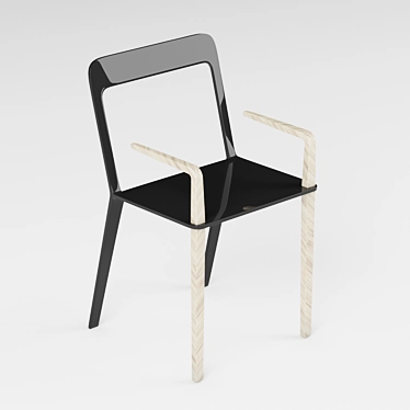 Fusion Chair: The Perfect Blend 3D model image 1 
