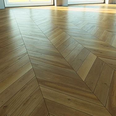 Title: Natural Wood Parquet. Versatile Design. 3D model image 1 