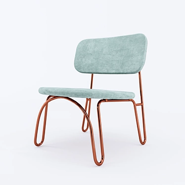 Modern R-Chair: Sleek Design, Max Compatibility. 3D model image 1 