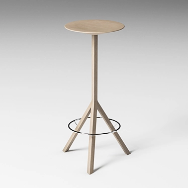 Elevate Your Kitchen with the Stylish Stool 3D model image 1 