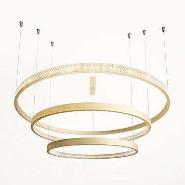 Minimalist LED Pendant Light 3D model image 1 