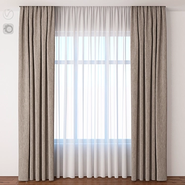 Remastered Curtain 3D model image 1 