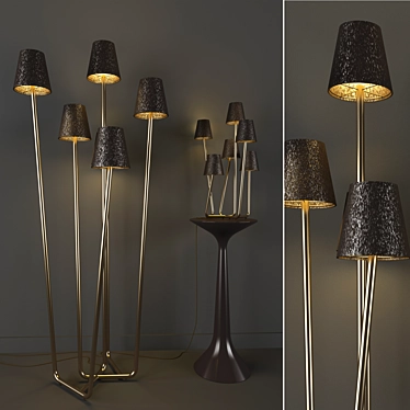 Sleek Mantar Lamp: Modern Design 3D model image 1 