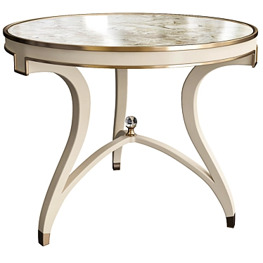 Feminine Side Accent Table 3D model image 1 