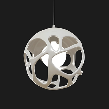 Organic Mantra Pendant Light 3D model image 1 