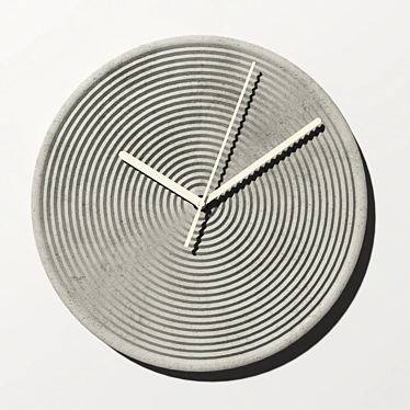 Modern Minimalist Wall Clock 3D model image 1 