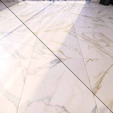 Luxury Marble Floor Tiles Set 3D model image 1 