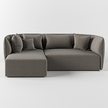 Chamfer Modular Sofa by Urquiola 3D model image 1 