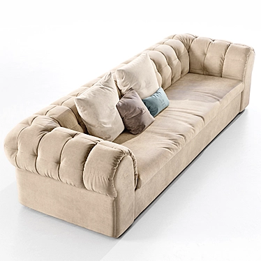 Cassoni Bold Sofa: Italian Luxury 3D model image 1 