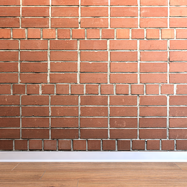 Seamless Brickwork for Interiors & Exteriors 3D model image 1 