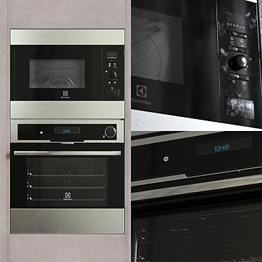 Electrolux EMS-17006OX: Efficient & Stylish Oven 3D model image 1 