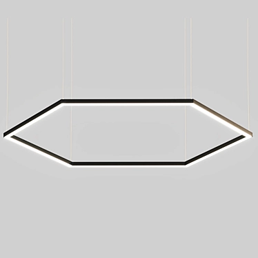 Suspended LED lamp from the profile "Hexagon" Novosvet HEXAGON