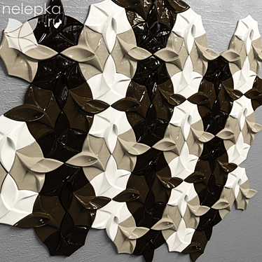 Versatile Modular Flory Tile 3D model image 1 