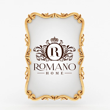 Stephanie Romano Home Sculpted Mirror 3D model image 1 