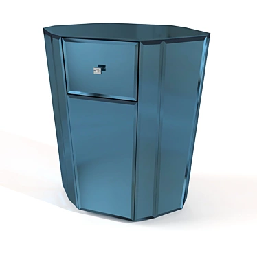 Reflective Storage: Mirror Cabinet 3D model image 1 