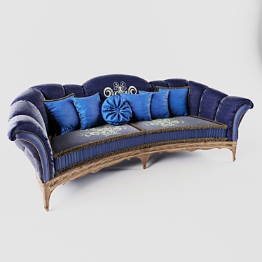 Classic Diamond Sofa by CIS Salotti 3D model image 1 