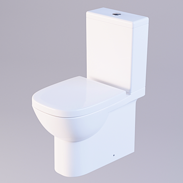 Quadro Luxe Toilet 3D model image 1 