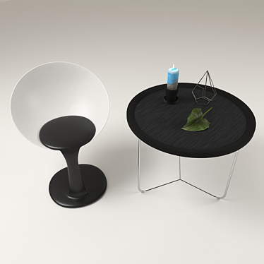 Modern Seat Set - Sleek Design by Alexander Nettesheim 3D model image 1 