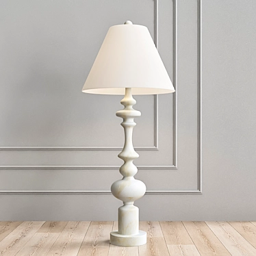Elegant Illumination: Farrington Table Lamp 3D model image 1 
