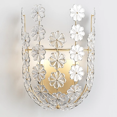 Elegant Charlotte Sconce 3D model image 1 