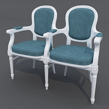 Gabriela: Theatrical Chair by Intermebel 3D model image 1 