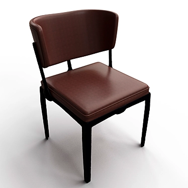 Versatile Morgan Chair 3D model image 1 