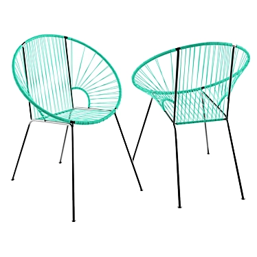 Stylish Innit Concha Chair: Cool Contemporary Design 3D model image 1 