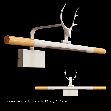 Botimi Sconce - Elegant Lighting Solution 3D model image 1 
