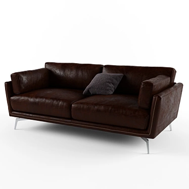 Sleek and Modern Ralph Gamma Sofa 3D model image 1 