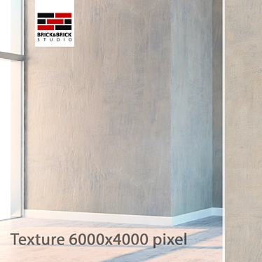 Seamless High-Detail Stucco Texture 3D model image 1 