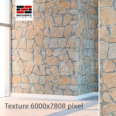 Seamless Detailed Stone Texture 3D model image 1 