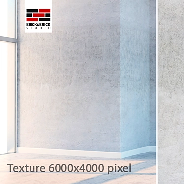 Seamless High-Detail Stucco Texture 3D model image 1 