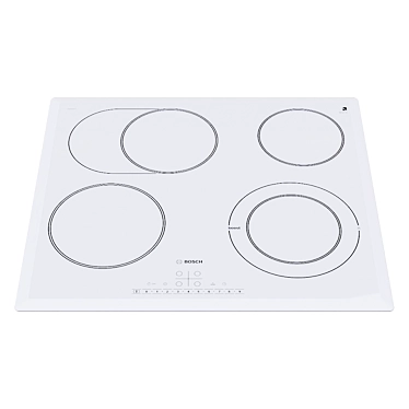 Bosch PKN652FP1E: Versatile Cooktop with Advanced Features 3D model image 1 