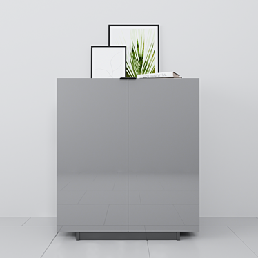  Modern Vertical Cabinet by Minotti 3D model image 1 