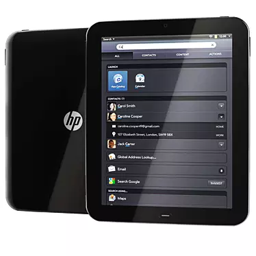 High-Performance HP TouchPad for Seamless Productivity 3D model image 1 