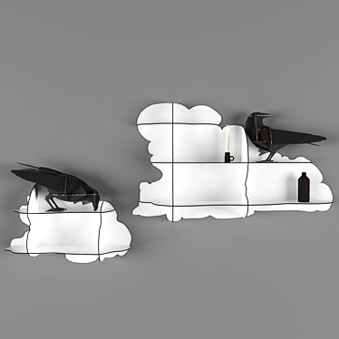Cloud Shelves: Nimbus, Cirrus, Gustav, Jack 3D model image 1 