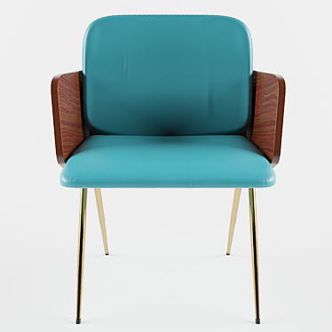 American Collection Chair: Model 1402 3D model image 1 