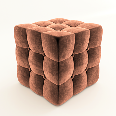 Cozy Comfort Pouf - Stylish and Functional 3D model image 1 