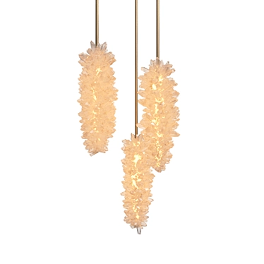 Ethereal Glow Pendant Light 3D model image 1 