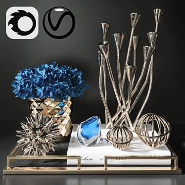 Versatile Decor Set 12 3D model image 1 