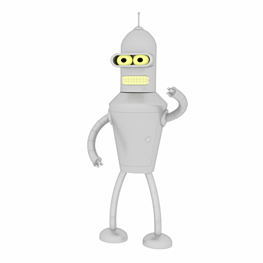 Bender: The Mischievous Robot 3D model image 1 