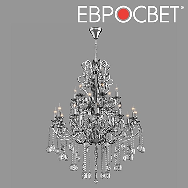 Ariadne Chandelier with Bogate's Crystal 3D model image 1 