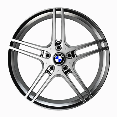BMW Car Rim 1: High-quality 3D Model 3D model image 1 