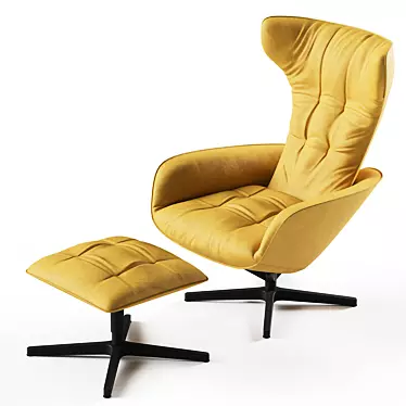 Walter Knoll Onsa Chair and Pouf