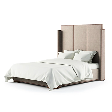 Sloan Bed 160 - Elegant and Spacious 3D model image 1 