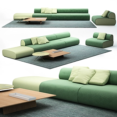 Ola Paola Lenti: Stylish Furniture Collection 3D model image 1 