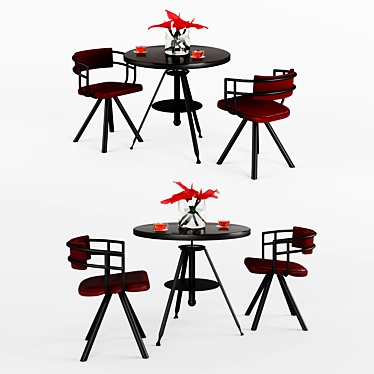 Austin Powers: Stylish Modern Table 3D model image 1 