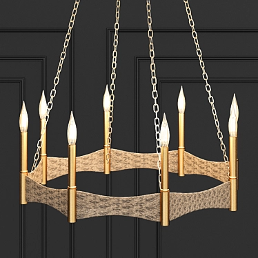 Elegant Mallorca Chandelier 3D model image 1 